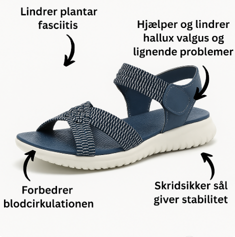 Sofia™ – Ortopædiske sandaler med justerbare remme