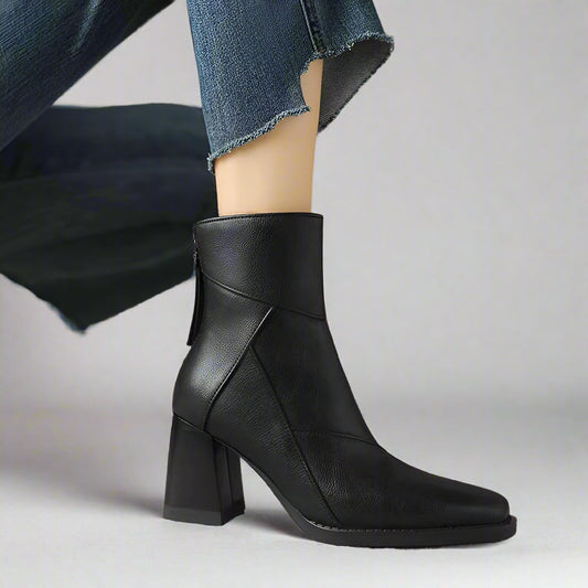 Paola | Komfortabel dame læderstøvle